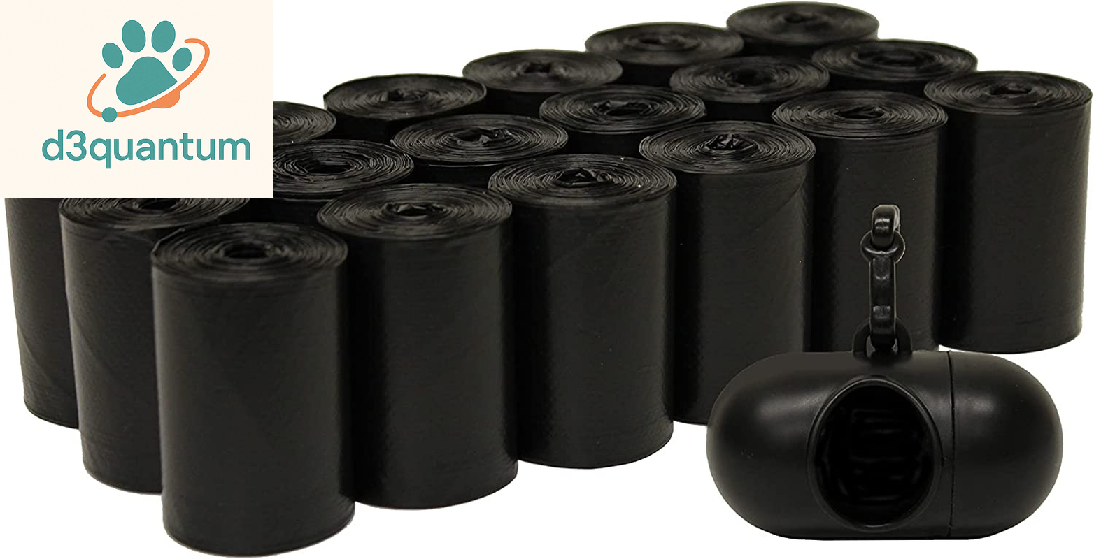 Five Star Pet 9" x 14.25" USA-Made Easy Open Dog Waste Bags - 18 Refill Rolls, 270 Bags Total
