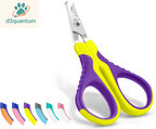 Wepet Professional Pet Nail Clippers U07.1, Curved Scissor Design for Cats, Kittens, Dogs, Puppies, and Small Animals, White/Pine Green