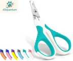 Wepet Professional Pet Nail Clippers U07.1, Curved Scissor Design for Cats, Kittens, Dogs, Puppies, and Small Animals, White/Pine Green
