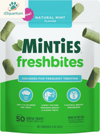 Minties Dental Chews for Small Dogs, 40 Count - Veterinarian-Recommended Mint-Flavored Treats for Dogs Weighing 5-24 lbs, Promotes Oral Hygiene by Reducing Plaque, Tartar, and Bad Breath