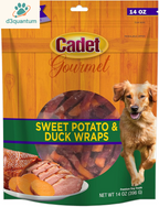 Cadet Gourmet Chicken & Apple Wrapped Dog Treats Wraps - Healthy & Natural Chicken & Apple Dog Training Treats for Small & Large Dogs - Inspected & Tested in USA (28 Oz.)