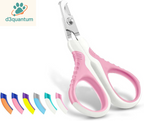Wepet Professional Pet Nail Clippers U07.1, Curved Scissor Design for Cats, Kittens, Dogs, Puppies, and Small Animals, White/Pine Green