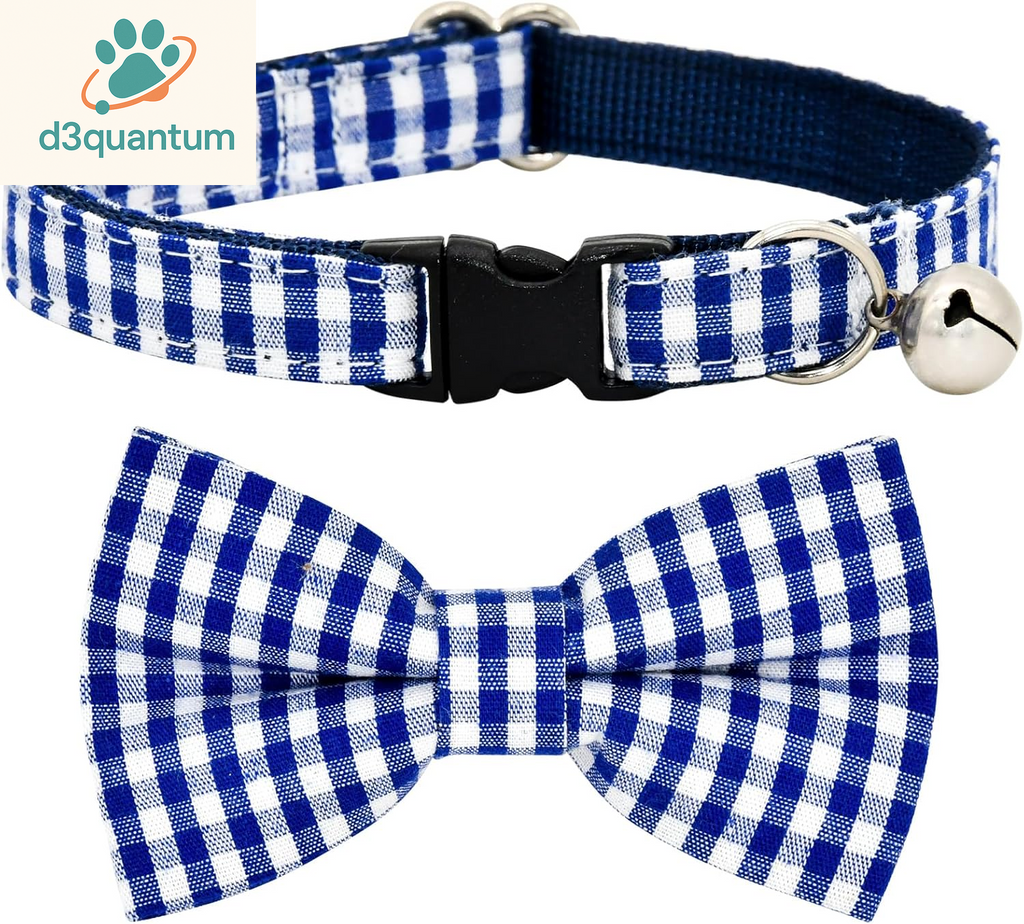 Sushi-Themed Breakaway Safety Collar and Bowtie Set for Kittens - Ideal for Weddings and Birthdays