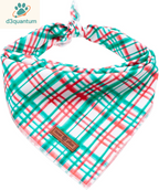Lionet Paws Dog Bandana for Small Medium Large Dogs, Cat Kerchief Blue DOIT, Triangle Bibs Scarf for Girl or Boy