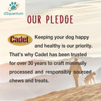 Cadet Gourmet Chicken & Apple Wrapped Dog Treats Wraps - Healthy & Natural Chicken & Apple Dog Training Treats for Small & Large Dogs - Inspected & Tested in USA (28 Oz.)