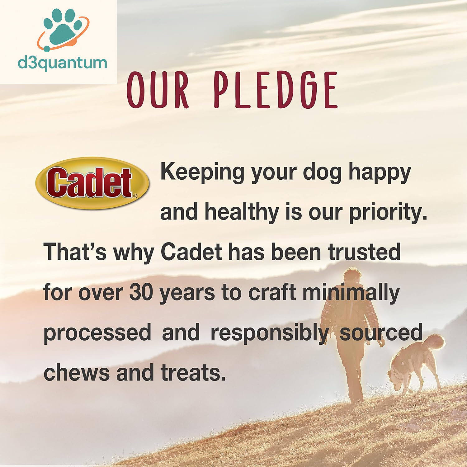 Cadet Gourmet Chicken & Apple Wrapped Dog Treats Wraps - Healthy & Natural Chicken & Apple Dog Training Treats for Small & Large Dogs - Inspected & Tested in USA (28 Oz.)