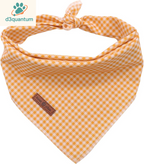 Lionet Paws Dog Bandana for Small Medium Large Dogs, Cat Kerchief Blue DOIT, Triangle Bibs Scarf for Girl or Boy