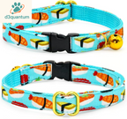 Sushi-Themed Breakaway Safety Collar and Bowtie Set for Kittens - Ideal for Weddings and Birthdays