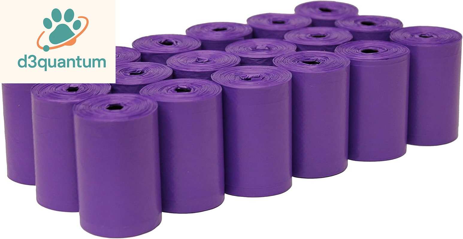 Five Star Pet 9" x 14.25" USA-Made Easy Open Dog Waste Bags - 18 Refill Rolls, 270 Bags Total