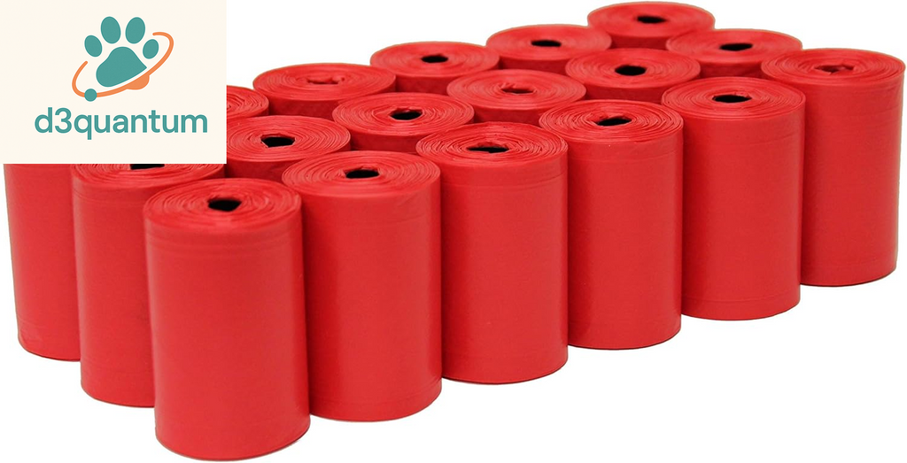 Five Star Pet 9" x 14.25" USA-Made Easy Open Dog Waste Bags - 18 Refill Rolls, 270 Bags Total