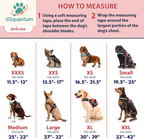 Service Dog Vest with Hook and Loop Straps and Handle - Harness Is Available in 8 Sizes from XXXS to XXL - Service Dog Harness Features Reflective Patch and Comfortable Mesh Design Bright Red
