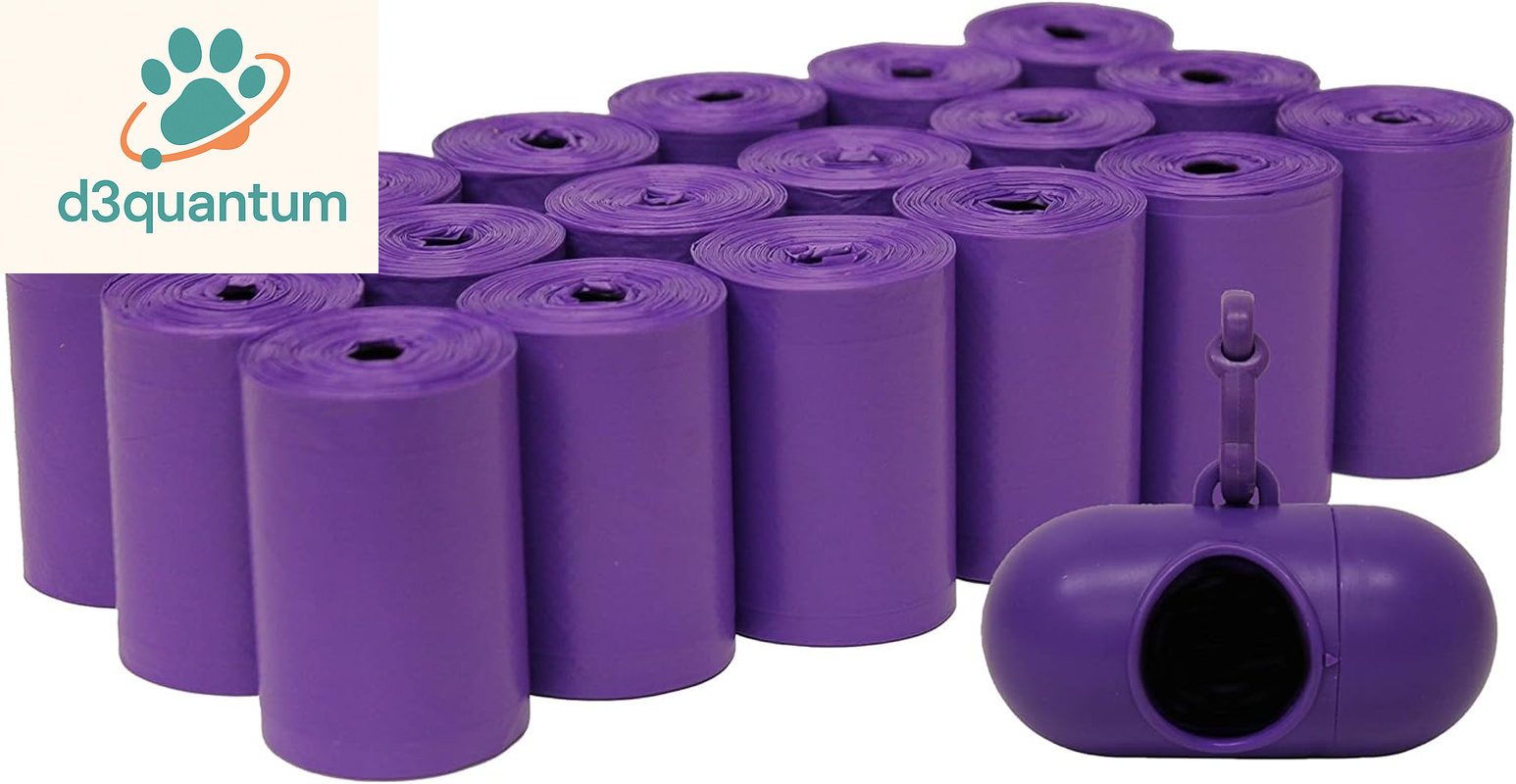 Five Star Pet 9" x 14.25" USA-Made Easy Open Dog Waste Bags - 18 Refill Rolls, 270 Bags Total
