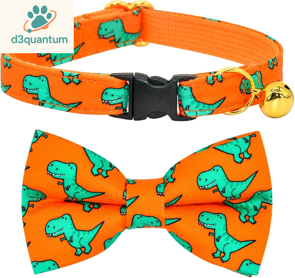 Sushi-Themed Breakaway Safety Collar and Bowtie Set for Kittens - Ideal for Weddings and Birthdays