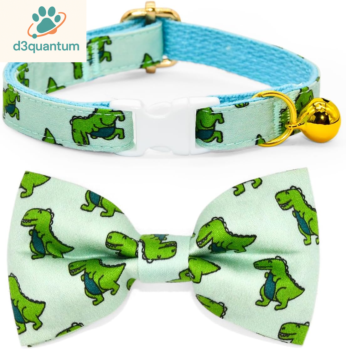 Sushi-Themed Breakaway Safety Collar and Bowtie Set for Kittens - Ideal for Weddings and Birthdays