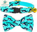 Sushi-Themed Breakaway Safety Collar and Bowtie Set for Kittens - Ideal for Weddings and Birthdays