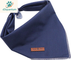 Lionet Paws Dog Bandana for Small Medium Large Dogs, Cat Kerchief Blue DOIT, Triangle Bibs Scarf for Girl or Boy