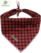 Lionet Paws Dog Bandana for Small Medium Large Dogs, Cat Kerchief Blue DOIT, Triangle Bibs Scarf for Girl or Boy